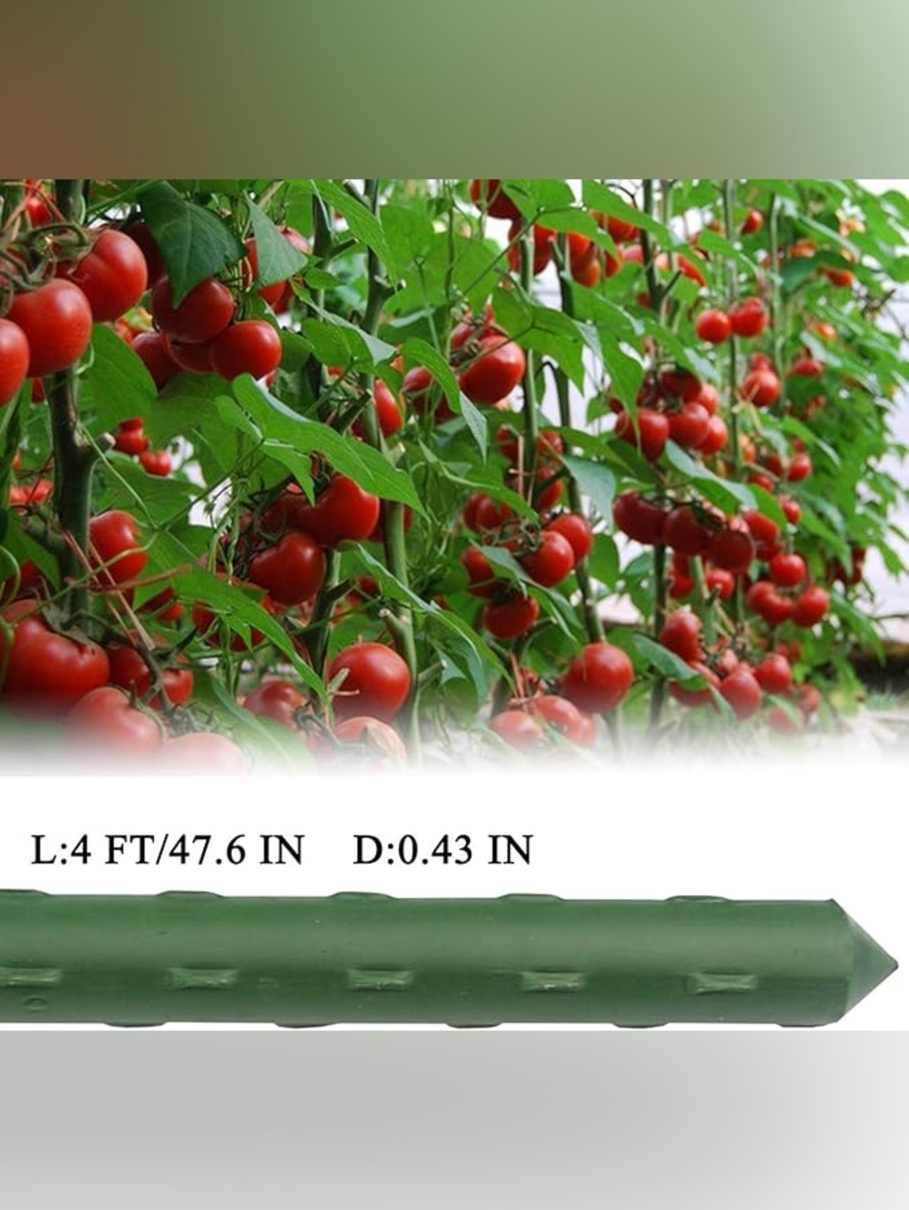 Sunnyglade 22PCS 48” Plant Stakes Garden - Picture 7 of 8